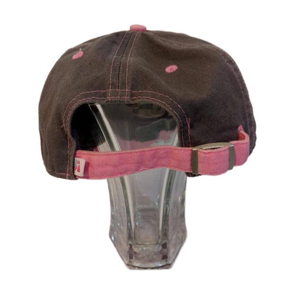 J America Ball Cap Womens Gray Pink Gatlinburg Tennessee Hat Adjustable Strap - Picture 5 of 6